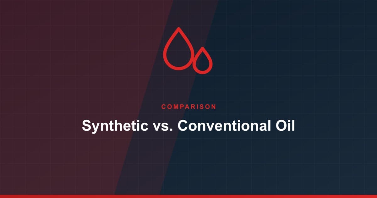 Synthetic vs conventional motor oil comparison for Middle Tennessee vehicles